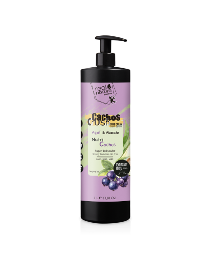 Creme De Pentear Cachos Crush Açaí & Abacate 1LT - Real Natura