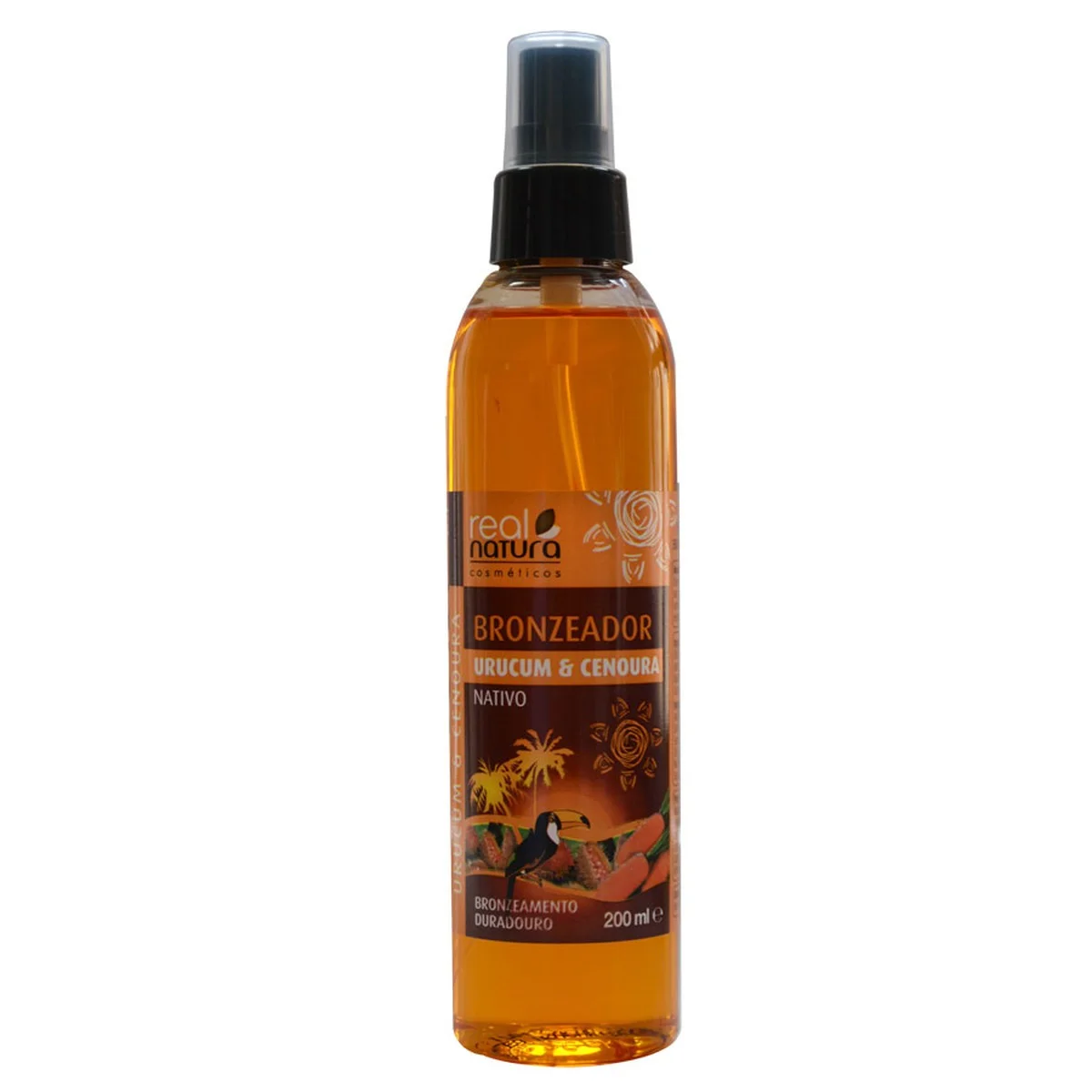ÓLEO BRONZEADOR URUCUM + CENOURA 200ML REAL NATURA
