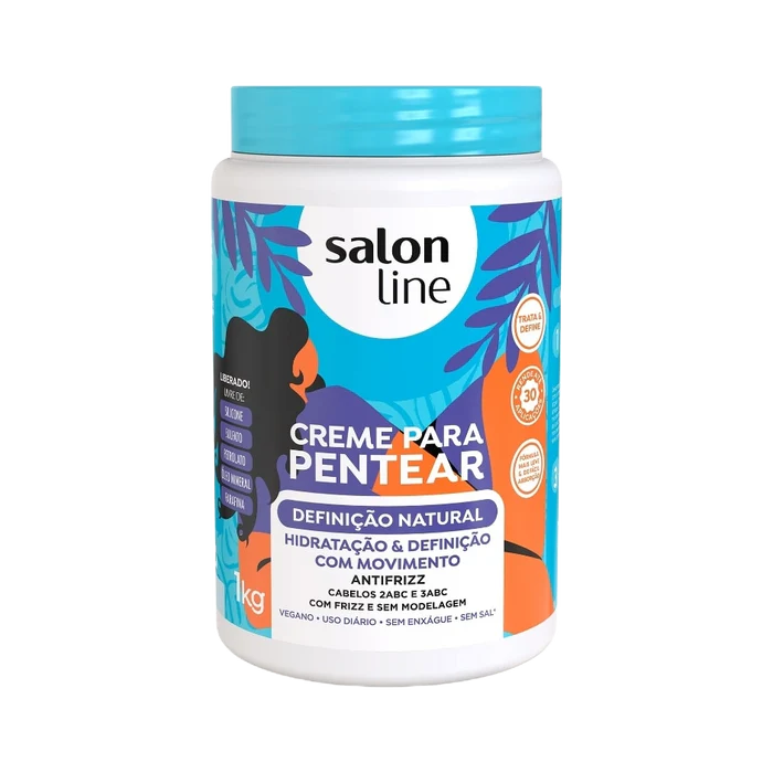 CREME DE PENTEAR DEFINIÇÃO NATURAL 1KG - SALON LINE