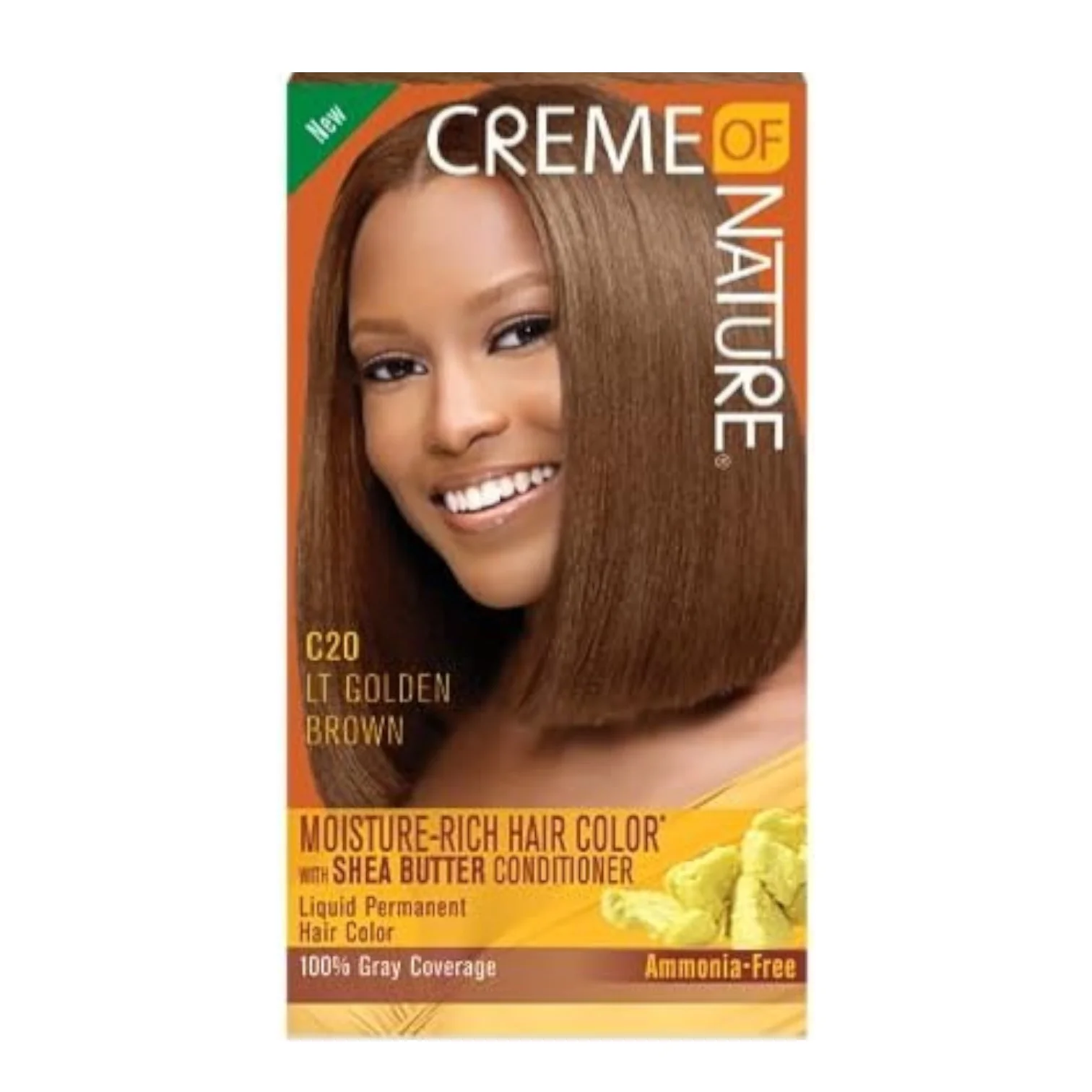 CREME OF NATURE LIQUID HAIR COLOR$#20 COLOR GOLDEN BROWN