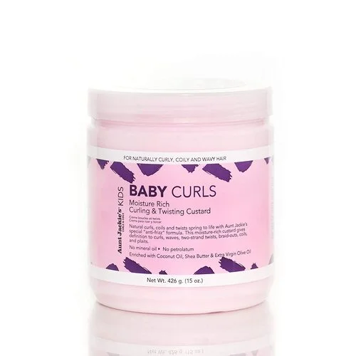 AUNT JACKIES BABY GIRLS CURLS CUSTARD 15OZ