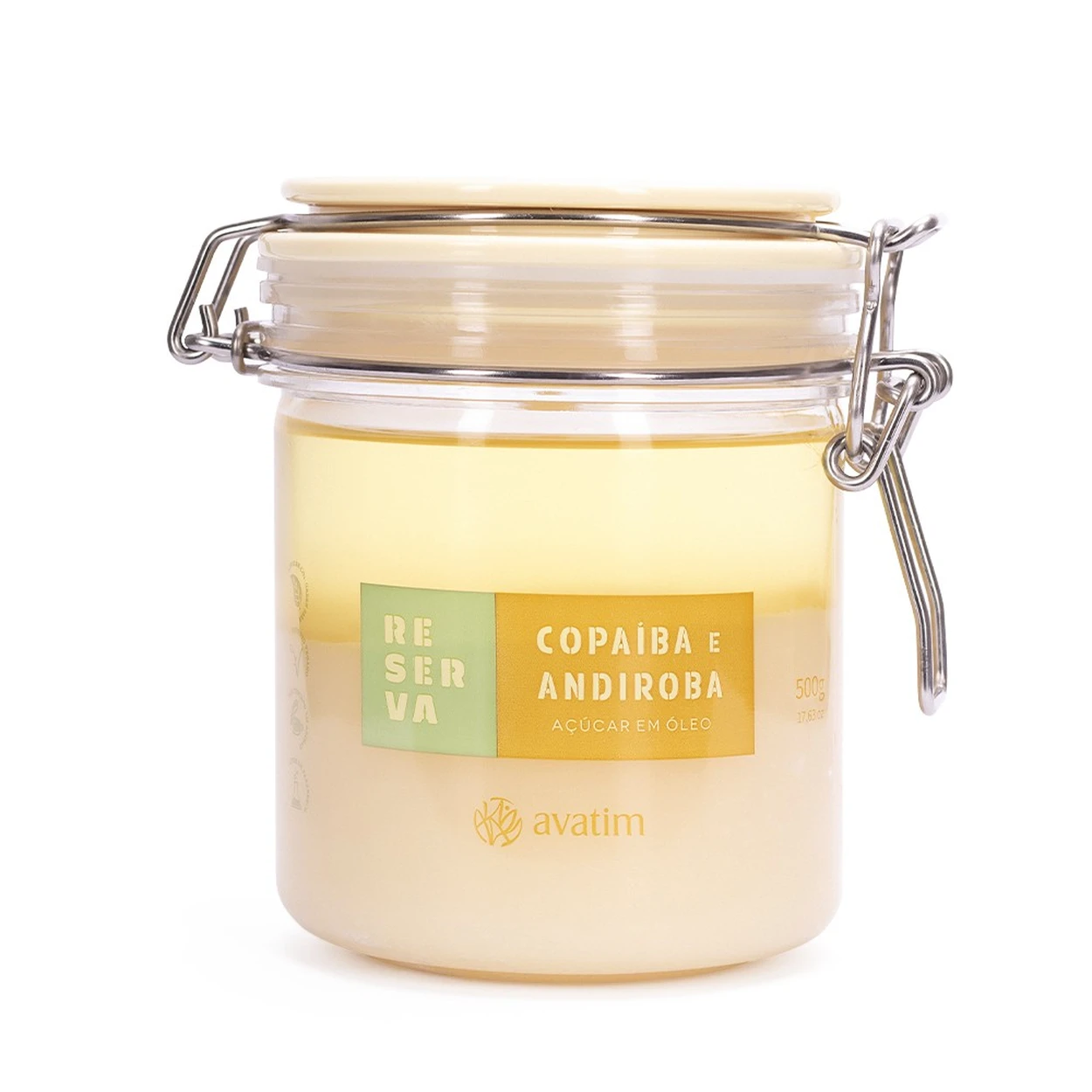 Acuçar em Óleo Copaiba & Andiroba 500g - Avatim