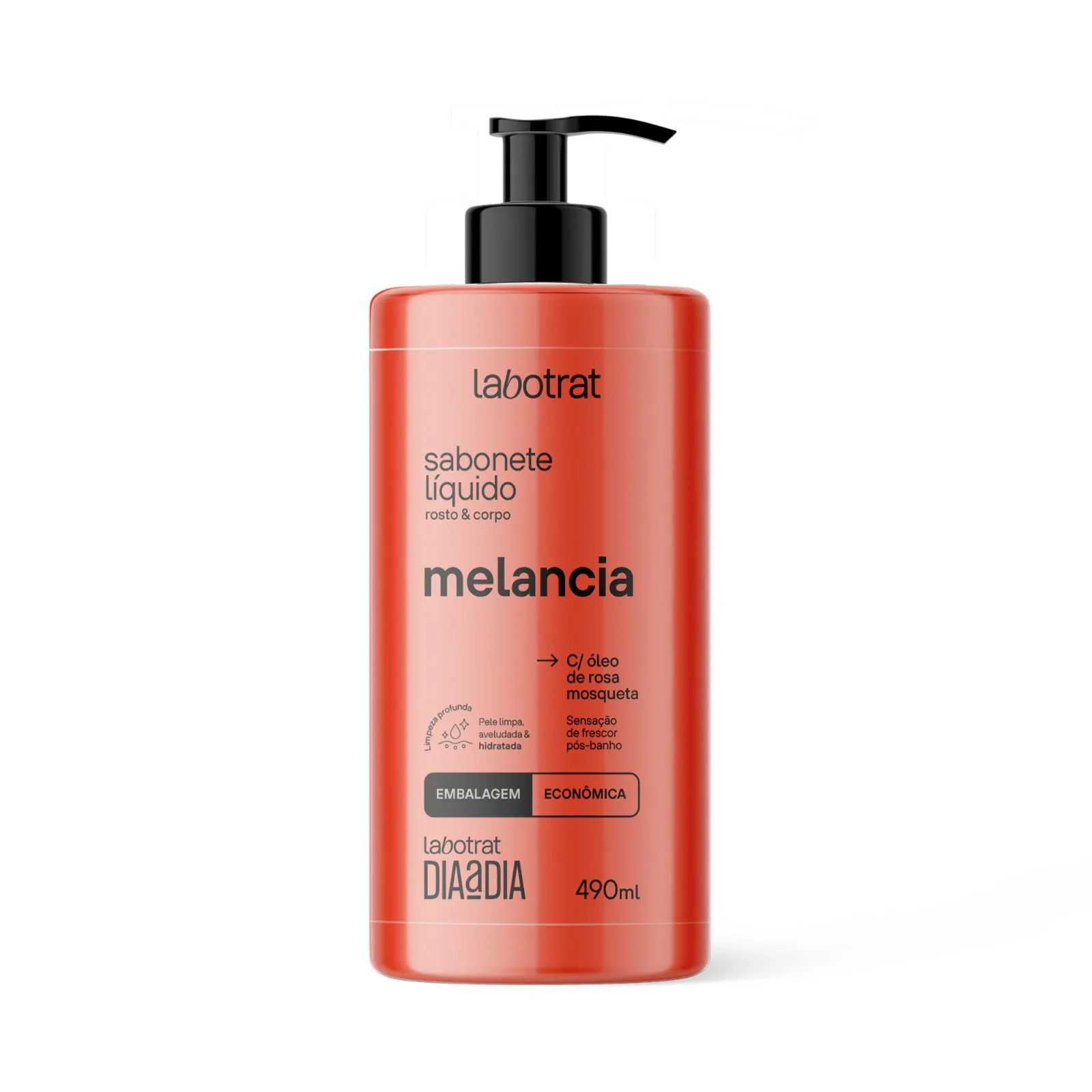 Sabonete Líquido Melancia Dia a Dia 490ml - Labotrat