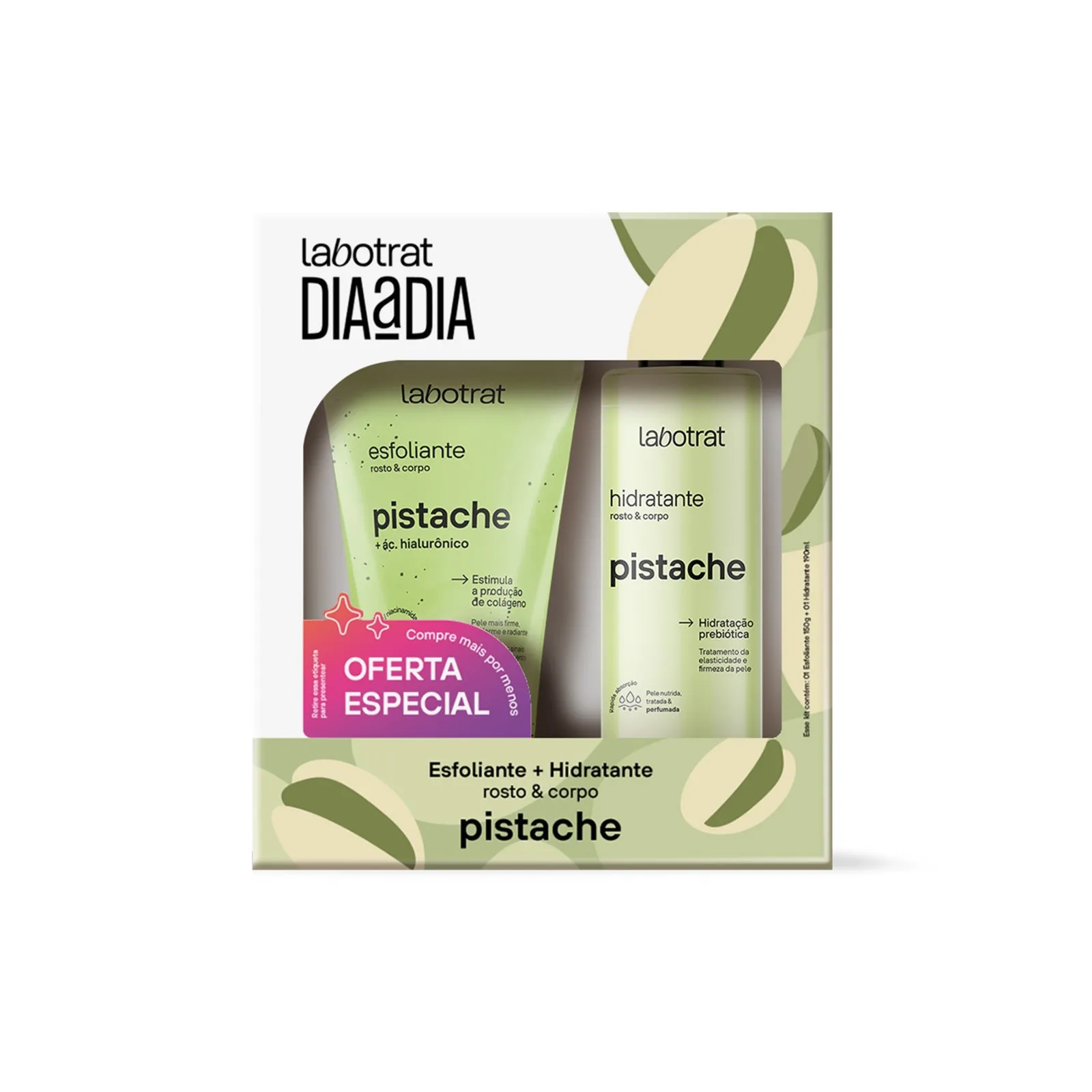 Labotrat Dia a Dia Pack Pistache — Esfoliante 150G & Hidratante 190ml