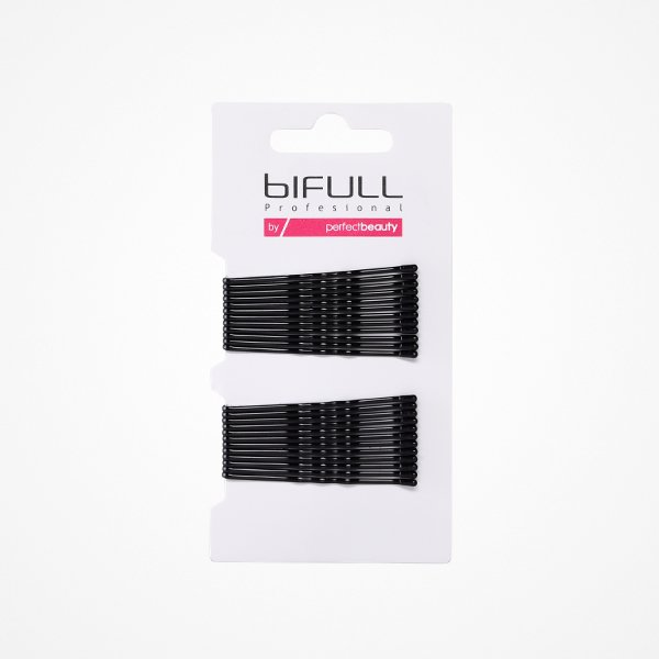 Ganchos Para Cabelo Preto 24 Unidades - Bifull