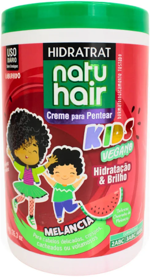 CREME DE PENTEAR KIDS MELANCIA 1KG NATU HAIR