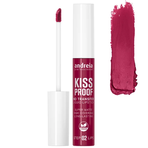 Kissproof Liquid Lipstick 03 Deep Magenta - 8ml Andreia