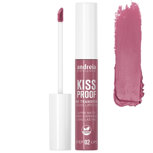 Kissproof Liquid Lipstick 07 Dusty Rose - 8ml Andreia