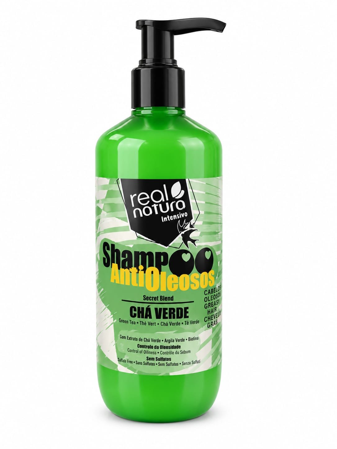Shampoo Anti Oleosos 500Ml Real Natura