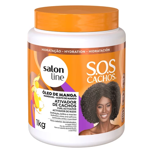 Ativador De Cachos Óleo De Manga Sos Cachos Salon Line 1Kg